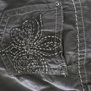 Miss Me 28 shorts fleur de lis
